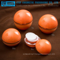 Nouveauté chaud-vendeur de bonne qualité innovant ballon forme emballage cosmétique contenant acrylique en plastique bouteille et pot